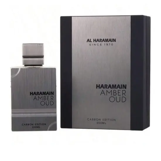 Al Haramain Amber Oud By Al Haramain Unisex Guaiac Wood, Cedar, Amber, Musk, Resin Eau De Parfum Spray 3.4 Oz (Carbon Edition) image {1}