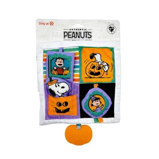 Peanuts Halloween Deluxe Crinkle Square with Teether image {2}