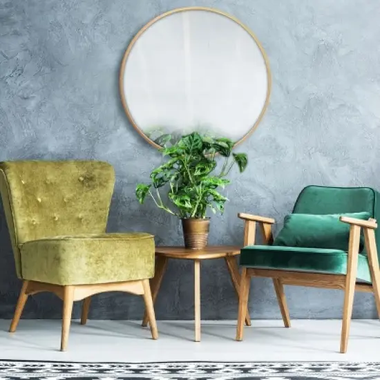 32" Round Decorative Wall Mirror - Project 62 image {3}