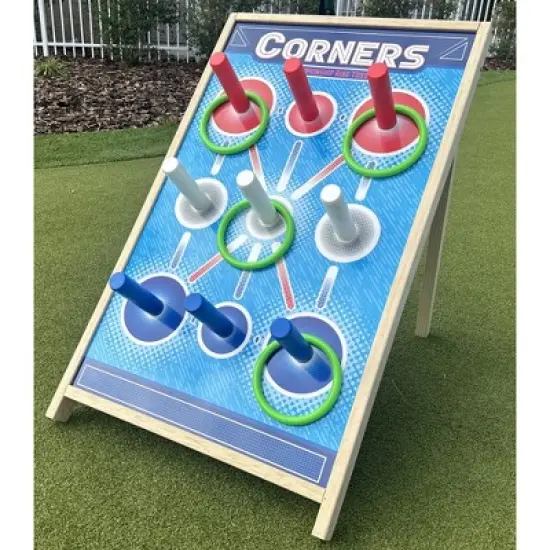 Corners Championship: Green Ring Toss 4 Piece Set image {2}
