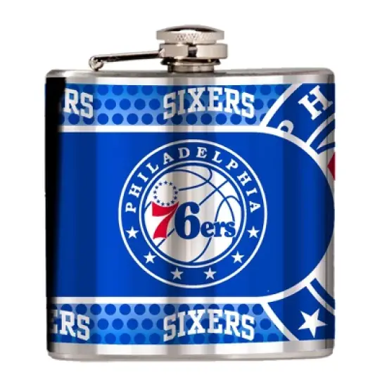 NBA 6oz Stainless Steel Flask image {2}