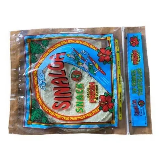 Sinaloa Hawaii Wraps Snack Flour Tortillas - 11.5oz/8ct image {4}