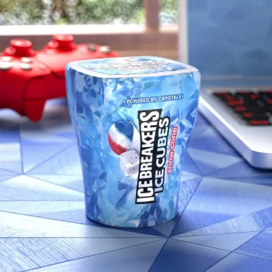 Ice Breakers Ice Cubes Snow Cone Flavored Sugar Free Chewing Gum - 3.24oz image {2}
