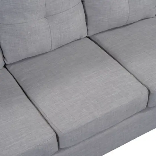 108" Reversible L-Shape Sectional Sofa Couch with Storage Ottoman-ModernLuxe image {12}