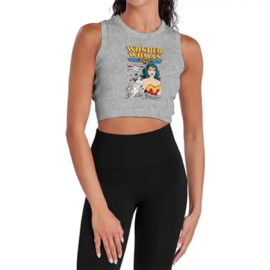 Women's Duo Sleeveless Crop Top Tank image {5}
