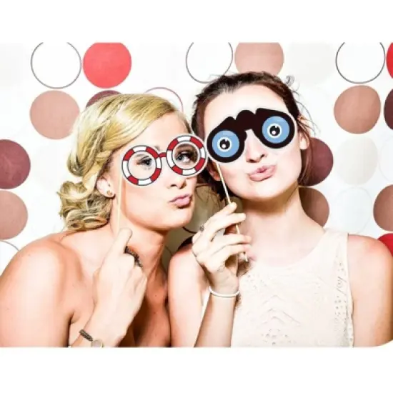 Blue Panda 30-Pack Nautical Photo Booth Props Kit, Ocean Theme Party Supplies, Sailor Anchor Party Favors, Kids Birthday, Baby Shower Boy Decoration image {1}