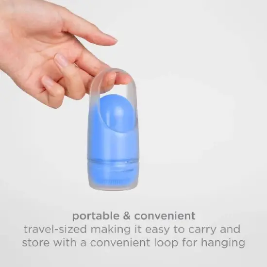 Ubbi Sunsqueeze Sunscreen Applicator, Refillable Silicone Roll On for Babies and Toddlers - Blue image {5}