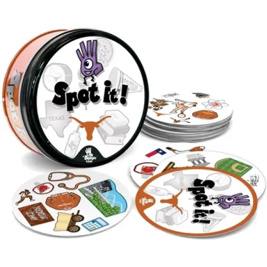 MasterPieces Officially Licensed NCAA Texas Longhorns Spot It Game for Kids and Adults image {2}