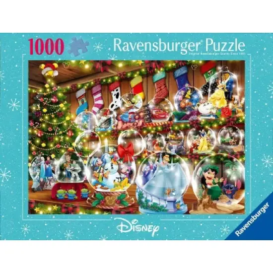 Ravensburger Disney Christmas Snow Globes Jigsaw Puzzle - 1000pc image {5}