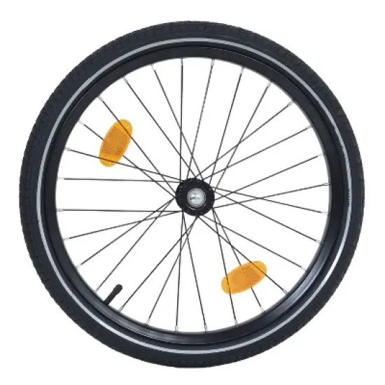 Aukfa Folding Dog Bike Trailer: 120LB All-Terrain Pet Carrier with Reinforced Steel Frame - Ideal for Cycling, Jogging, Camping & Outdoor Adventures image {5}