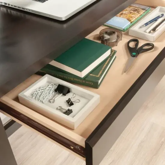 Sauder Summit Station Desk Cinnamon Cherry image {4}