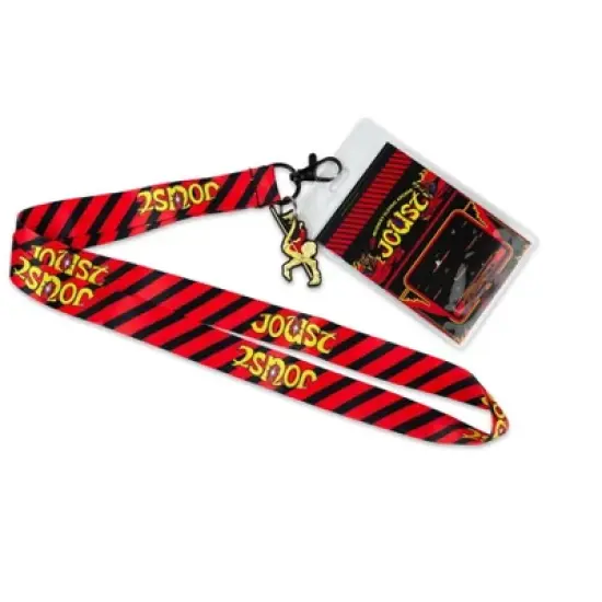 Crowded Coop, LLC Midway Arcade Games Lanyard w/ ID Holder & Charm - Joust image {7}