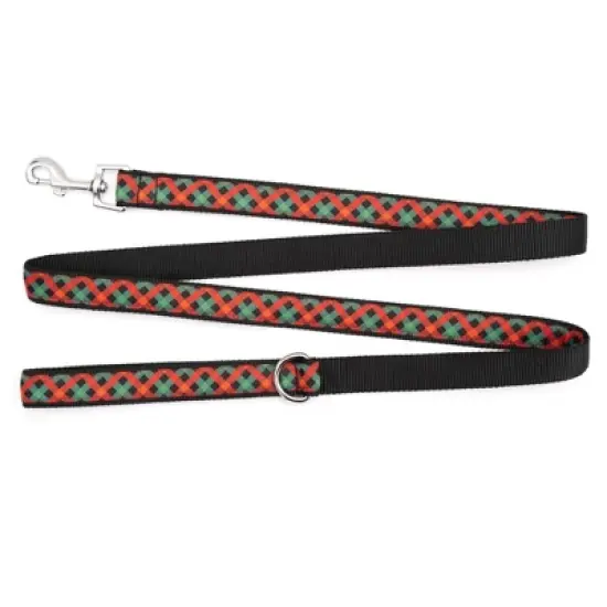 The Worthy Dog Holiday Check Dog Leash image {3}