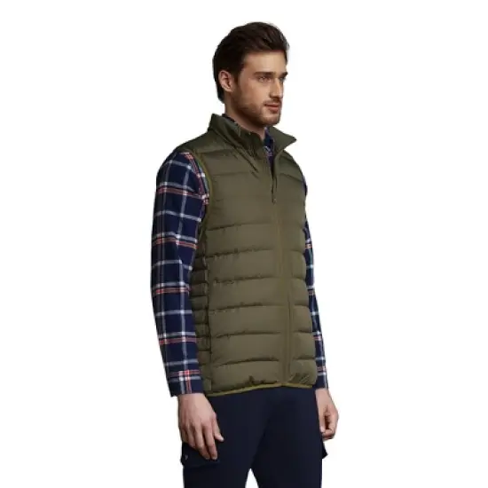 Lands' End Men's Down Puffer Vest image {1}