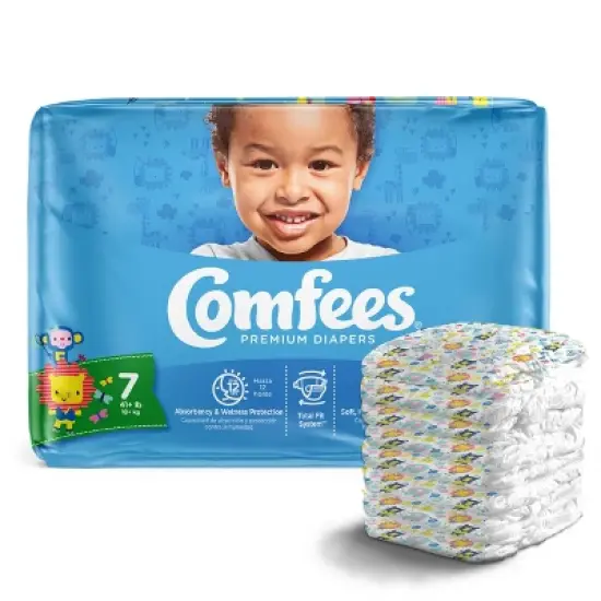 Comfees Premium Baby Diapers with Total Fit System for Boys & Girls image {10}