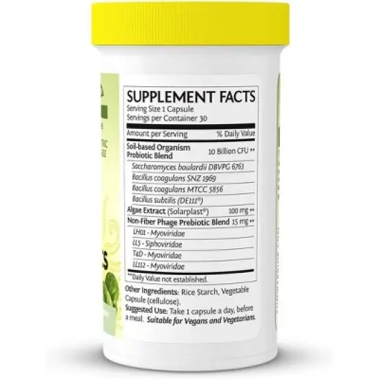 Probiotic Capsules, 10 Billion CFU grows to 100 billion CFU, Sunwarrior, 30ct image {1}