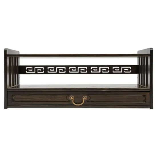 YIYIBYUS 2-Tier Meditation Storage Table, Altar Table with Drawer, Desktop Organizer image {7}