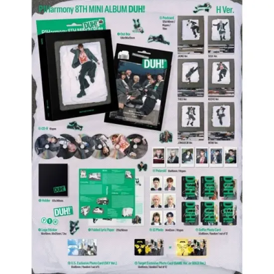 P1Harmony - DUH! H Ver. (Member Compact) (Target Exclusive, CD) image {2}