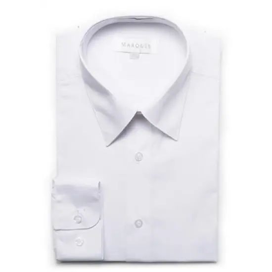 Marquis Men's Long Sleeve Slim Fit Dress Shirt image {4}