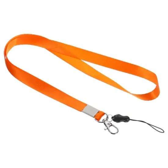 Unique Bargains Polyester Wear-resistant Lightweight ID Card Neck Lanyards with Hooks 10 Pcs image {6}
