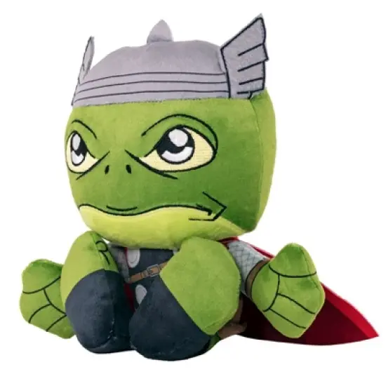 Bleacher Creatures Marvel Frog Thor 8" Kuricha Sitting Plush image {1}