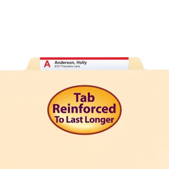 Smead Classification File Folder, 1 Divider, 2" Expansion, Legal Size, Manila, 10 per Box (18700) image {3}