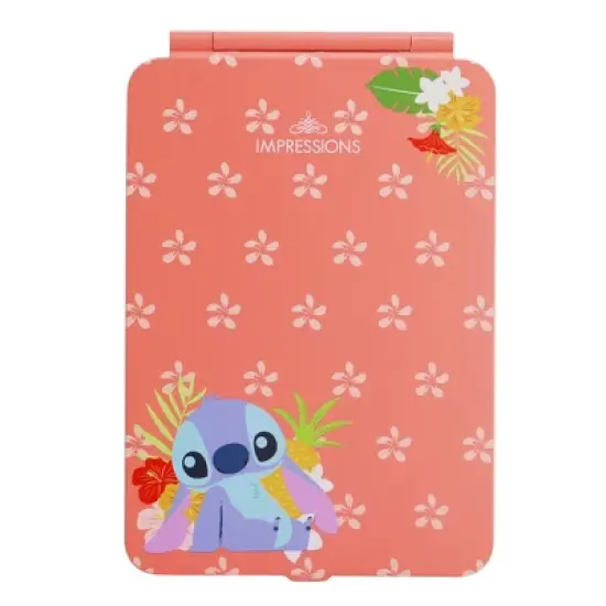 Impressions Vanity Stitch TouchPad Mini Tri-Tone LED Makeup Mirror image {10}