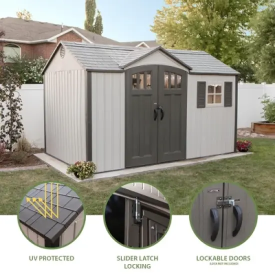 Lifetime 8 ft. x 5 ft. Outdoor Storage Shed (60468) image {2}