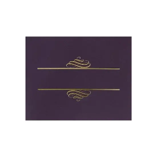 Masterpiece Studios Certificate Holders 9.375" x 12" Plum 5/Pack (903106) image {4}