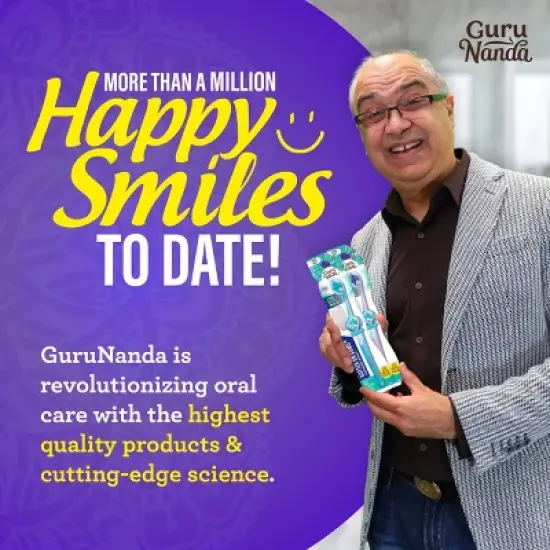 GuruNanda Butter-on-Gums Toothbrushes - 6ct image {7}