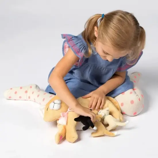 Manhattan Toy Nursing Nina Cat Nurturing Soft Toy image {4}