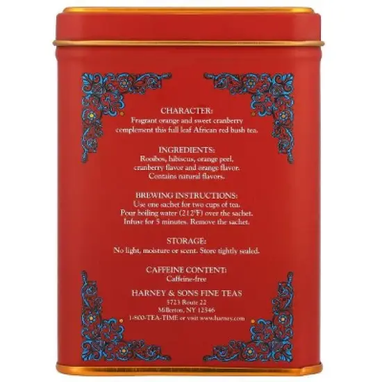 Harney & Sons, HT Tea Blend, African Autumn, 20 Sachets, 1.4 oz (40 g) image {1}