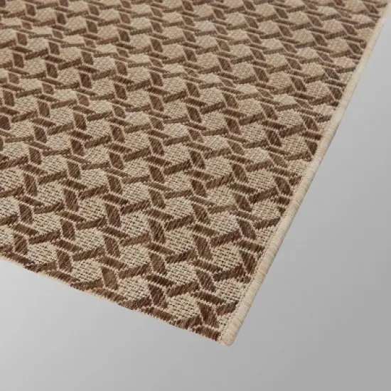 Cane Weave Outdoor Rug Tan - Threshold&trade; image {4}