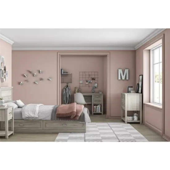 Little Seeds Sierra Ridge Levi Kids&rsquo; Nightstand, Light Walnut image {3}