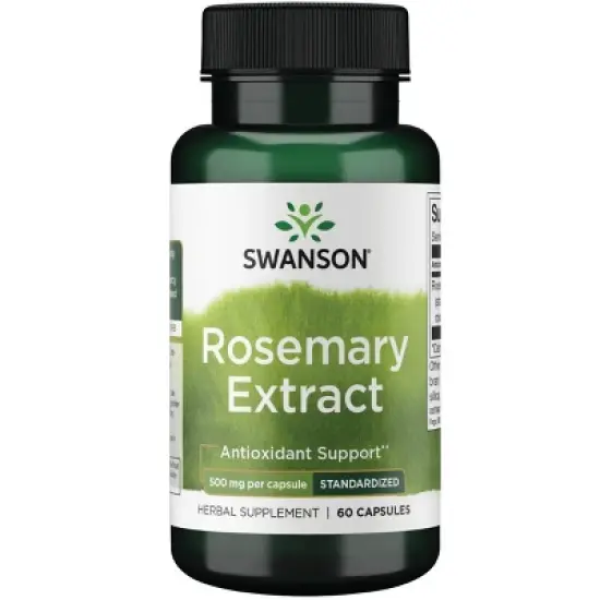 Swanson Herbal Supplements Rosemary Extract - Standardized 500 mg 60 Caps image {5}