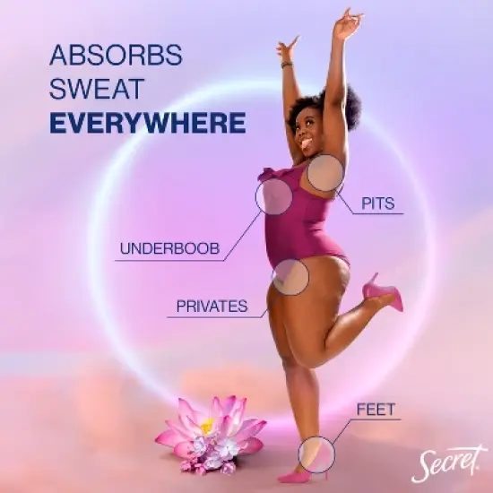 Secret Dry Feel Whole Body Deodorant - Light & Fresh - 2.4oz image {5}