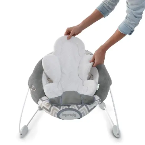 Ingenuity SmartBounce Automatic Baby Bouncer Seat with Music & Nature Sounds image {2}