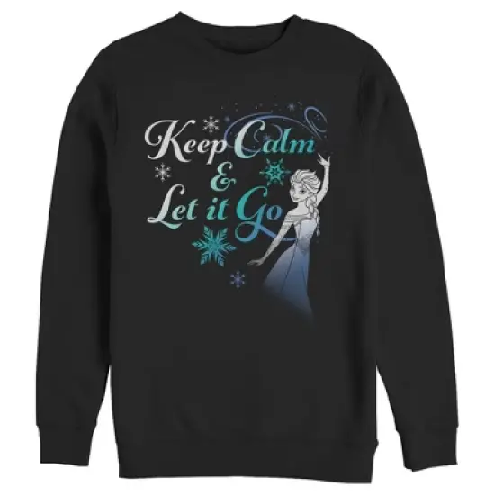 Men's Frozen Elsa Keep Calm Sweatshirt image {2}