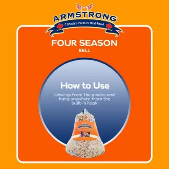 Armstrong Wild Bird Food Four Season Bell, 1lb image {3}