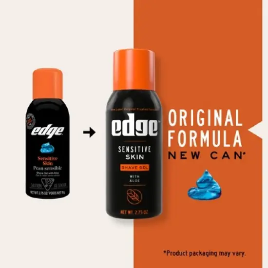 Edge Sensitive Skin Mens Shave Gel image {9}