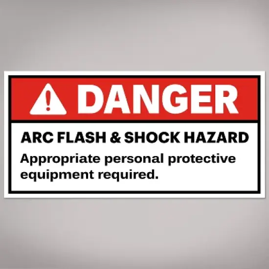 Avery Arc Flash/Danger Labels, Waterproof, UV Resistant, Preprinted, 2" x 4", 20 Warning Decal Labels image {6}