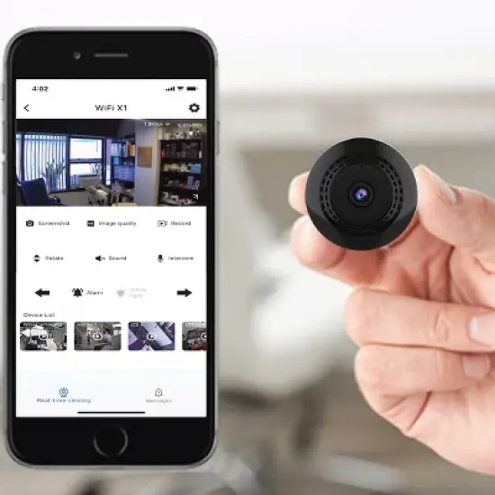 Tokk Cam C2+ Wi-Fi 720p Discreet Day/Night Vision Camera, Black image {11}