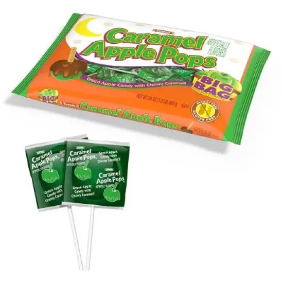 Tootsie Caramel Apple Pops Halloween Bag - 24oz image {2}