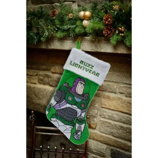 Buzz Lightyear Applique Holiday Stocking 20" image {2}
