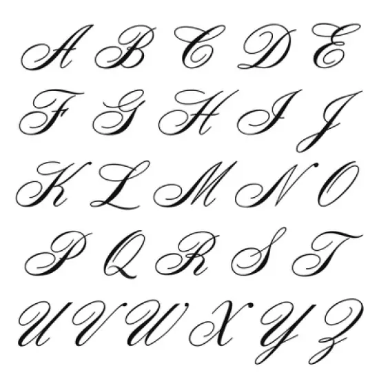 RiverRidge Rose Flatware 46pc Monogrammed Stainless Steel Silverware Set for 8 image {8}
