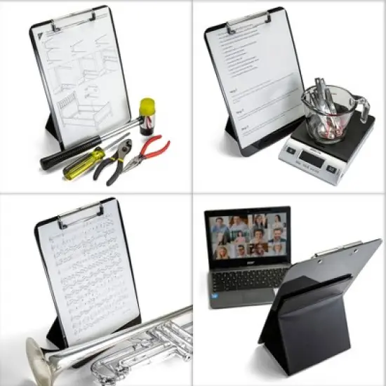 Officemate&reg; Recycled Plastic Clipboard, Easel Back, Letter Size, Low Profile Clip image {5}
