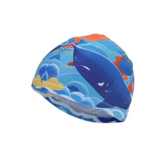Unique Bargains Kid's Polyester Cartoon Whale Swim Cap 1 Pc image {5}