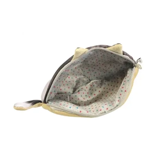 Wrapables Cat Face Cosmetic Pouch Pencil Case (Set of 2), Sad & Grumpy image {4}