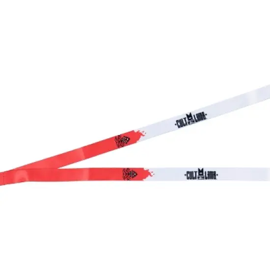 fun Of The Lamb Video Game ID Lanyard Badge Holder Possessed Lamb Rubber Charm image {2}