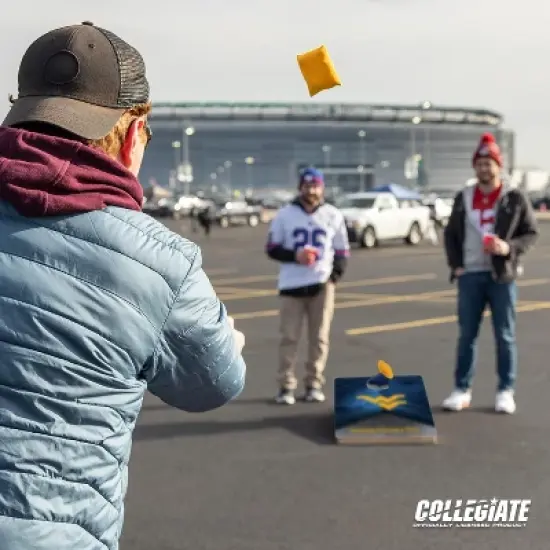 NCAA West Virginia Mountaineers 2'x4' Wood Cornhole Set image {6}